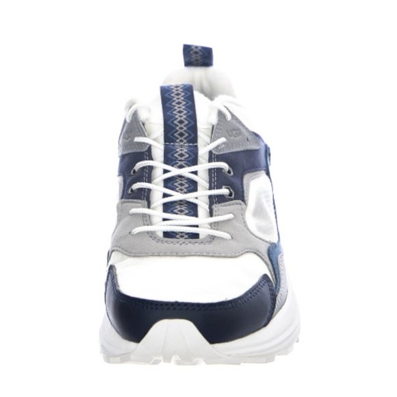 Mens Miwo Trainer Mono Dark / Sapphire Low Shoes - Picture 3 of 6